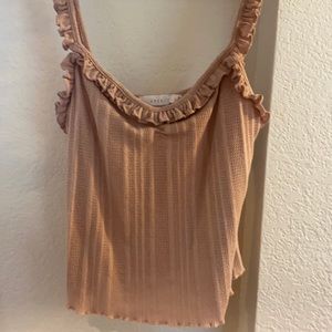 Blush crop tank